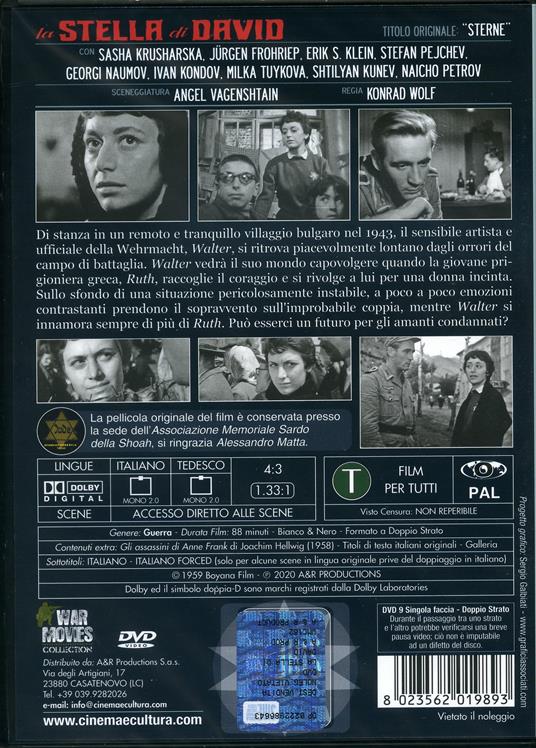 La stella di David (DVD) di Konrad Wolf - DVD - 2