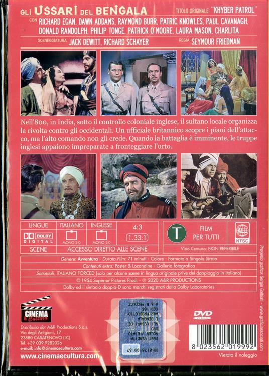 Gli ussari del Bengala (DVD) di Seymour Friedman - DVD - 2