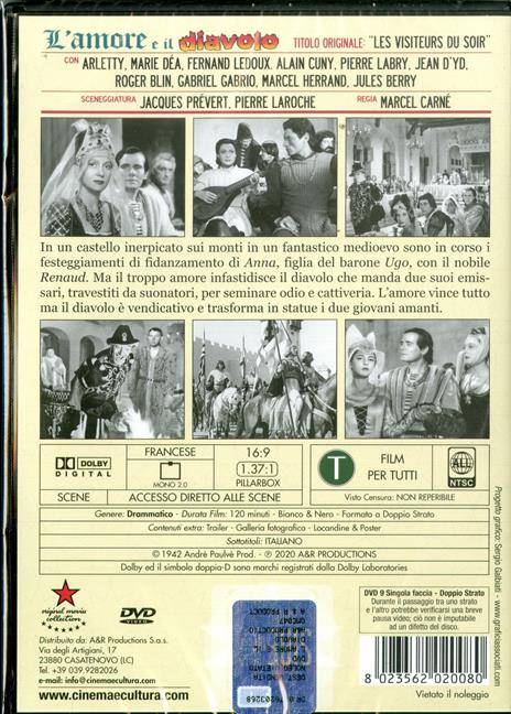 L' amore e il diavolo (DVD) di Marcel Carné - DVD - 2