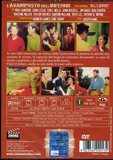 L' avamposto dell'inferno (DVD) di Joseph Kane - DVD - 2