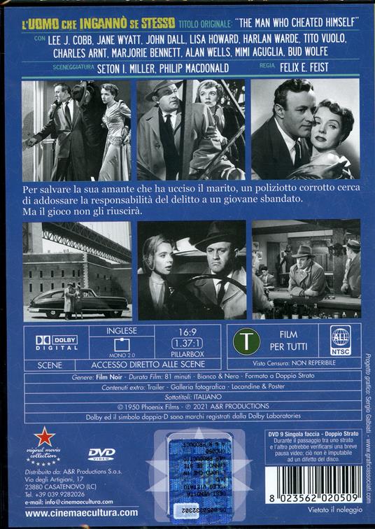 L' uomo che ingannò se stesso (DVD) di Felix E. Feist - DVD - 2