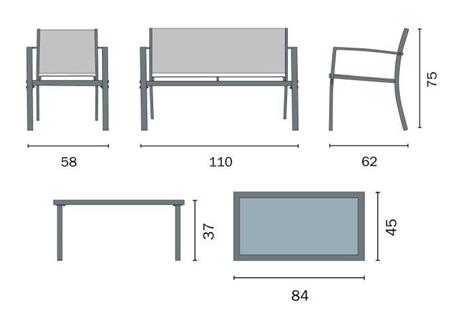 Salottino per esterni quattro posti divano bar e giardino con tavolino arredamento esterni arredamento giardino - 2