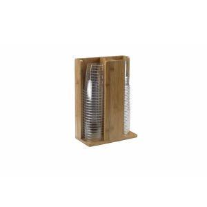 Portabicchieri In Legno Bamboo Marrone - ND - Idee regalo