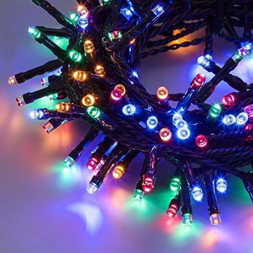 Catena 7 5 m 180 led multicolor con giochi di luce cavo verde EX Best Value  luci di Natale luci per l'albero di Natale luci colorate - Lotti - Idee  regalo | IBS