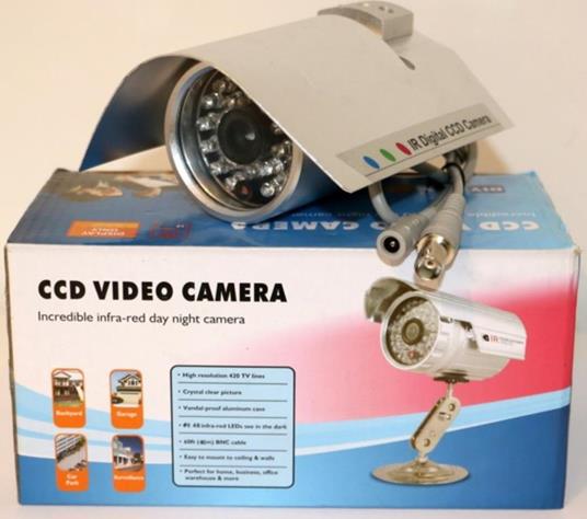 Telecamera CCD IR BNC - Argento - Generico - Foto e videocamere | IBS