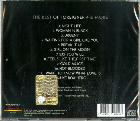 The Best of 4 and More - CD Audio di Foreigner - 2