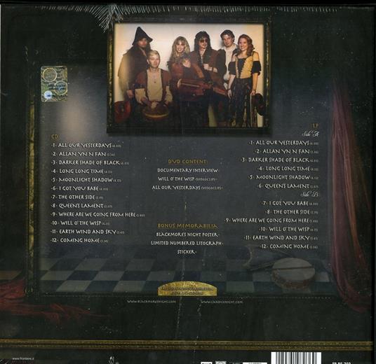 All Our Yesterdays (Fan Box) - Vinile LP + CD Audio + DVD di Blackmore's Night - 2