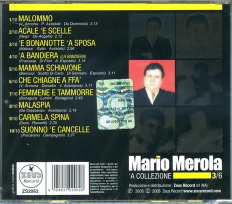 Malommo. La Collezione - CD Audio di Mario Merola - 2