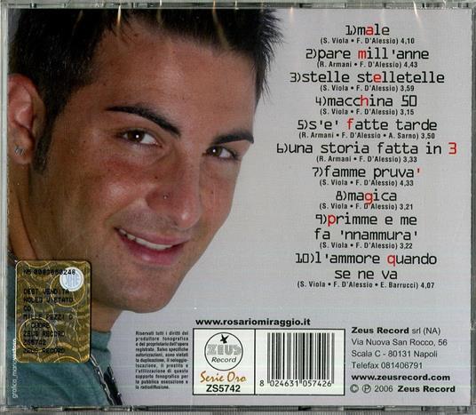 Mille Pezzi di Cuore - Rosario Miraggio - CD | IBS
