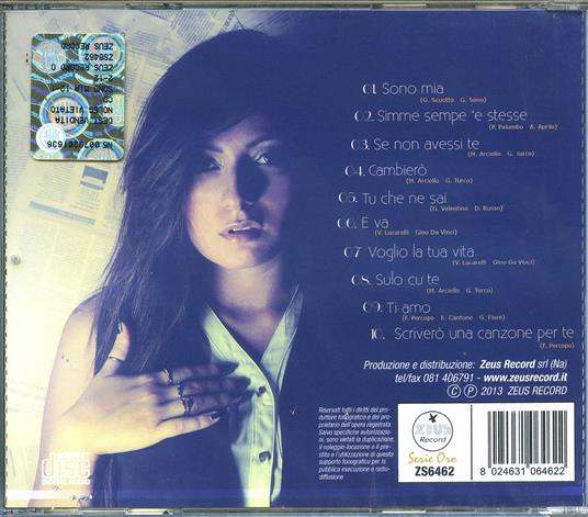 Sono Mia 12-12-12 - CD Audio di Emiliana Cantone - 2