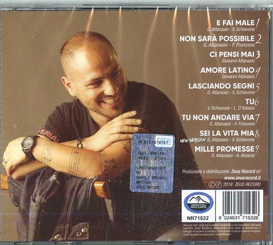 Lasciando segni - CD Audio di Gianni Attanasio - 2