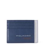 Piquadro Porta Carte Di Credito Con Protezioneanti-frode Rfid Urban Blu - Grigio