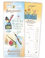 Calendario da Muro Setteparole Akena 2023 16x45 Centimetri