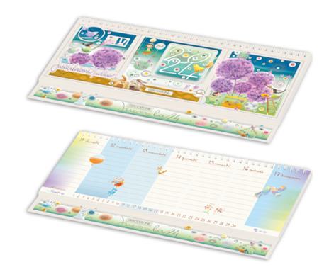 Planner settimanale Akena 2024, Weekly Goccioline - 16,5 x 32 cm