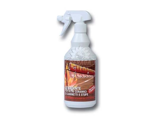 Detergente per vetri ceramici di caminetti e stufe Fuocobello pulisci vetro  750 - Peragashop - Idee regalo