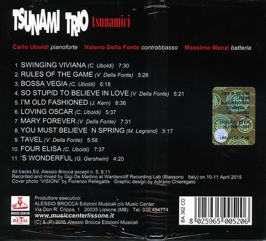 Tsunamici - CD Audio di Tsunami Trio - 2