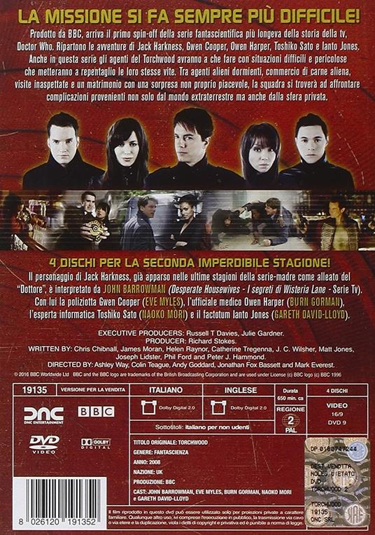 Torchwood. Serie 2 (4 DVD) di Ashley Way,Colin Teague,Andy Goddard - DVD - 2