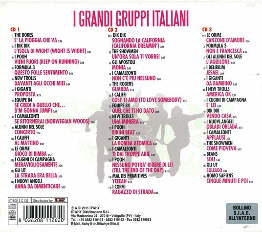 I grandi gruppi italiani - CD Audio - 2