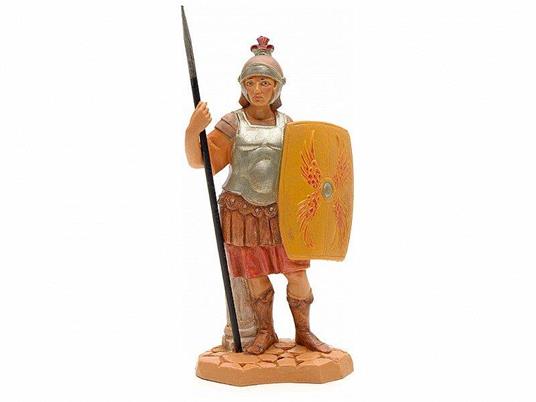 Fontanini Soldato Romano Con Scudo 12Cm Statuina In Resina Presepe (F-24)