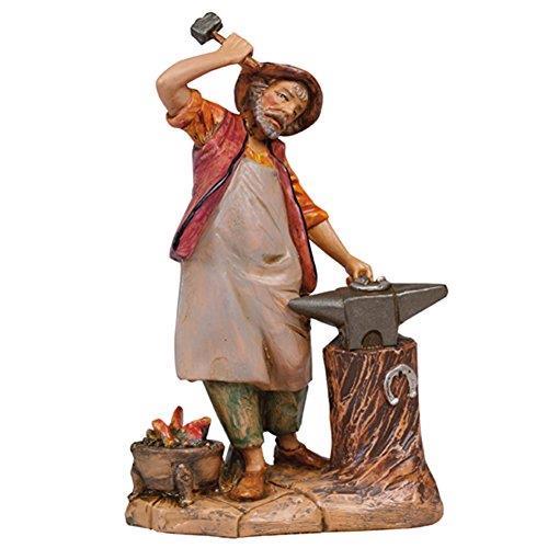 Statuine Presepe: Fabbro al lavoro con incudine 19 cm Fontanini