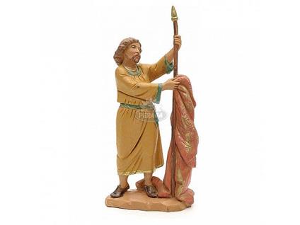 Fontanini Statuina Montatore Di Tende 12Cm In Resina Per Presepe (F-55)