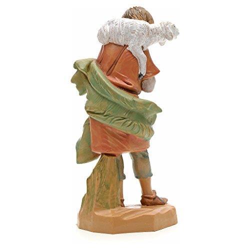 Fontanini Pastore Con Pecora Sulle Spalle 12Cm Statuetta Presepe - 2