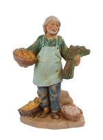 Fontanini Commerciante Di Verdure 12Cm In Resina Statuetta Presepe