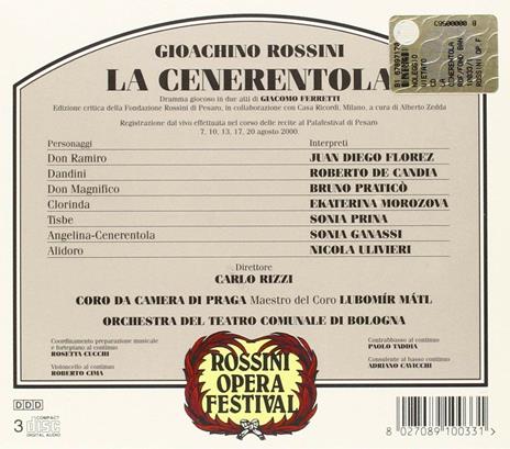 La Cenerentola - CD Audio di Gioachino Rossini - 2