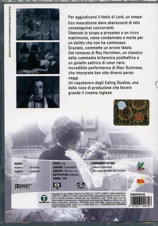 Sangue blu di Robert Hamer - DVD - 2