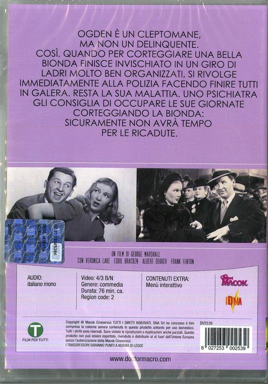 Mi piace quella bionda (DVD) di George Marshall - DVD - 2