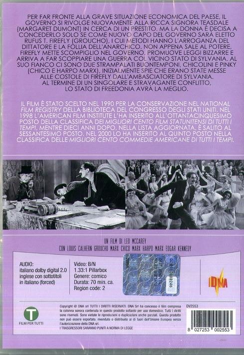 La guerra lampo dei fratelli Marx (DVD) di Leo Mccarey - DVD - 2