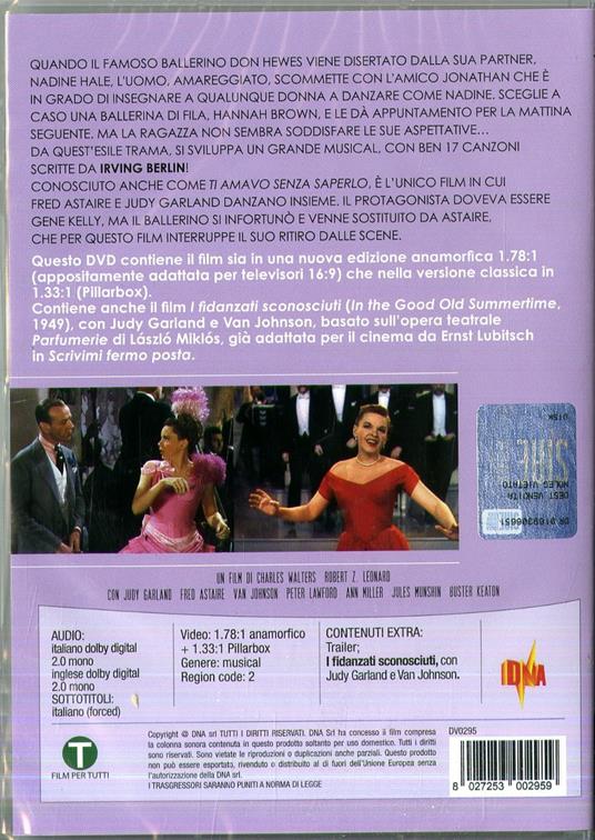 I fidanzati sconosciuti - Easter Parade (DVD) di Robert Z. Leonard,Charles Walters - DVD - 2