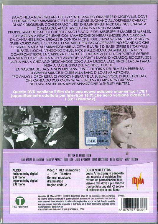 La città del Jazz (DVD) di Arthur Lubin - DVD - 2