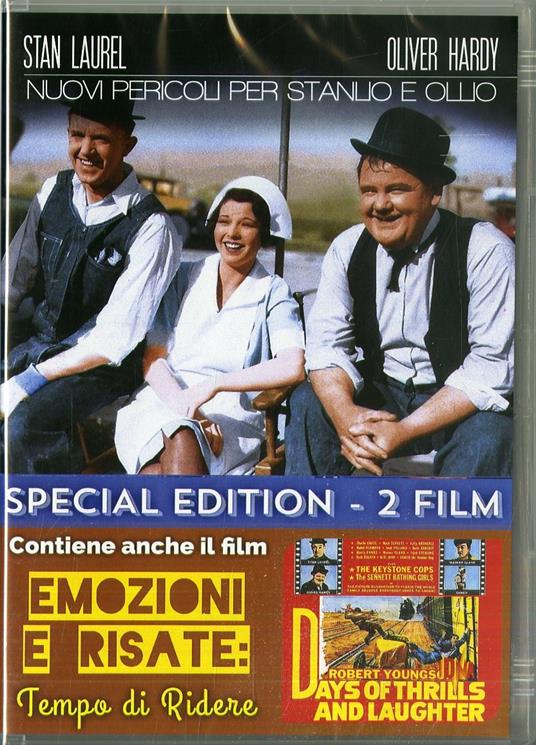 Nuovi pericoli per Stanlio e Ollio - Emozioni e risate (DVD) di Robert Youngson - DVD