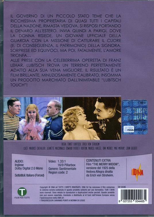 La vedova allegra (1934) - The Merry Widow (DVD) di Ernst Lubitsch,Erich von Stroheim - DVD - 2