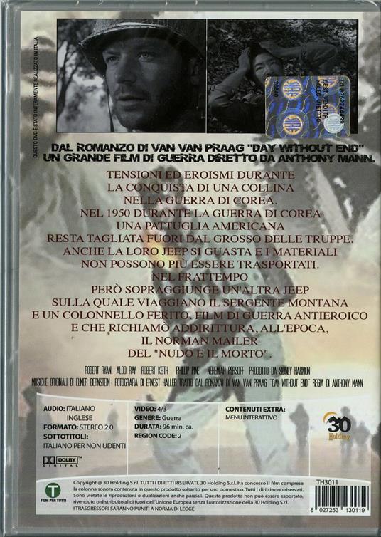 Uomini in guerra di Anthony Mann - DVD - 2