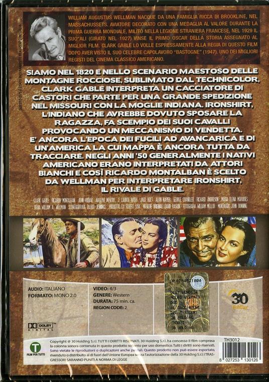 Il cacciatore del Missouri di William Augustus Wellman - DVD - 2