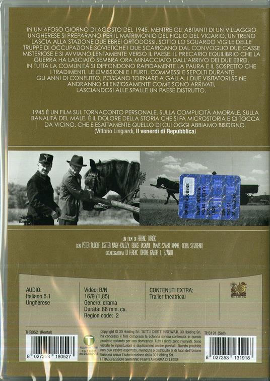 1945 (DVD) - DVD - Film di Ferenc Török Drammatico | IBS