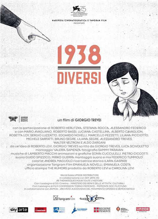 1938. Diversi (DVD) - DVD - Film di Alessandro Federico , Roberto Herlitzka  Documentario | IBS