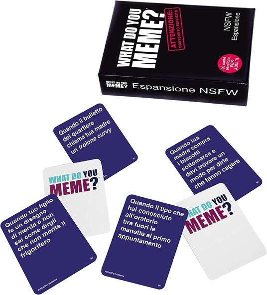 What Do You Meme? Espansione Fm2. Gioco da tavolo - Yas! Games - Giochi di  ruolo e strategia - Giocattoli