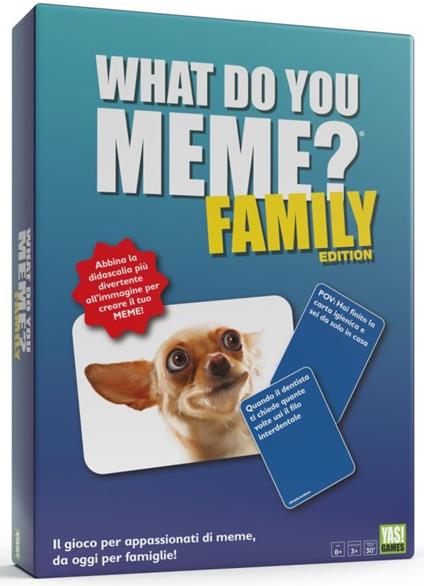 What Do You Meme? Family edition. Gioco da tavolo - Yas! Games - Giochi di  ruolo e strategia - Giocattoli