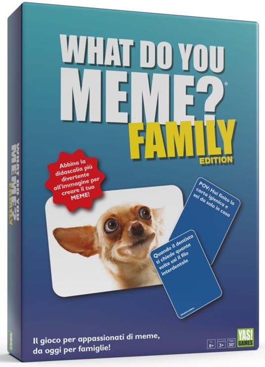 What Do You Meme? Family edition. Gioco da tavolo