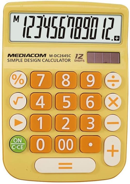 Mediacom M-DC2645C Calcolatrice - 5