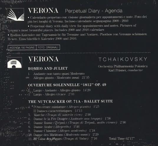 Verona (+ Agenda) - CD Audio di Pyotr Ilyich Tchaikovsky,Karl Prisner - 2