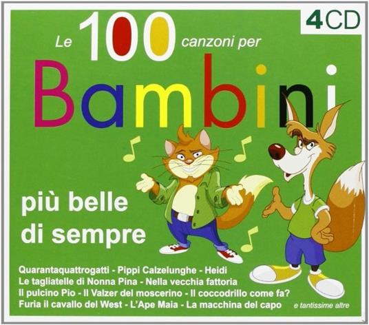 100 Canzoni per bambini più belle - CD | IBS