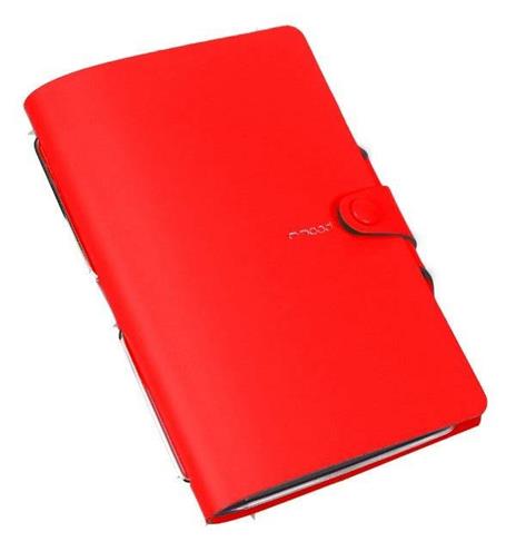 Agenda InTempo 2025, 12 mesi, Mood Pocket, settimanale, Rosso - 8 x 13 cm