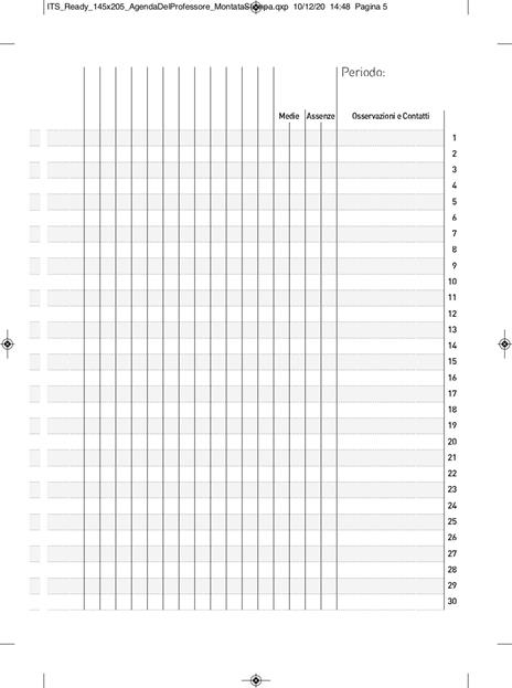 Diario del docente InTempo 2023-24, 16 mesi, Vistaplan giornaliero Blu - 15 x 21 cm - 9