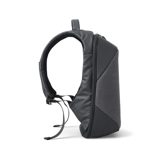 Zaino InTempo Tekniko Big con chiusura a combinazione, cavo antifurto e porta USB, Nero - 34 x 16 x 46 cm - 4