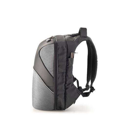 Zaino InTempo Tekniko Expand, Porta PC, Grigio - 34 x 15/21 x 45 cm - 3