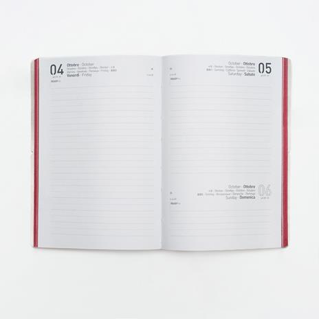 Agenda 16 mesi Ciak Nabuk 2024-25 InTempo, giornaliera, Rosso - 10 x 15 cm - 2